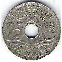 FRANCE 25 CTS 1924