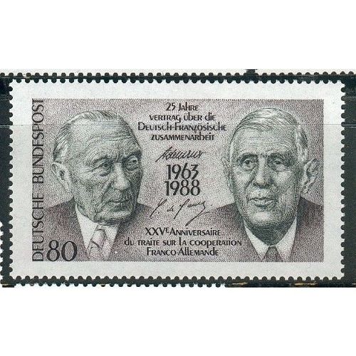 Germany 1988 - SG2228 - 25th Anniv of Franco-German Co-operation Treaty (unused)