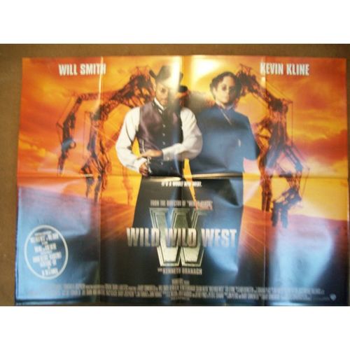 WILD WILD WEST Will Smith, Kevin Kline 1999 Movie Quad Poster