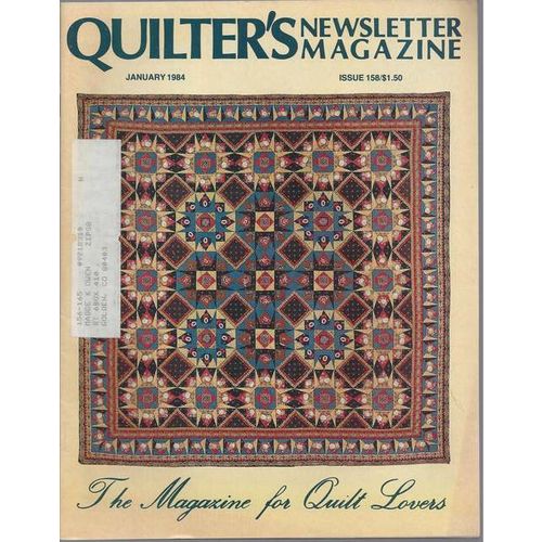 Quilting PATTERN Magazine Quilter's Newsletter Jan 1984