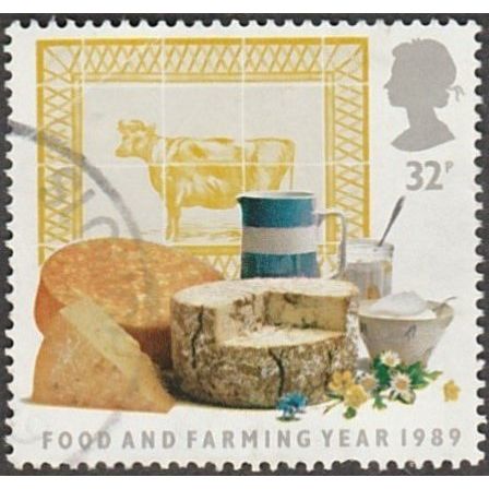 1989 Food & Farming Year, 32p Value, Dairy Produicts, Fine Used