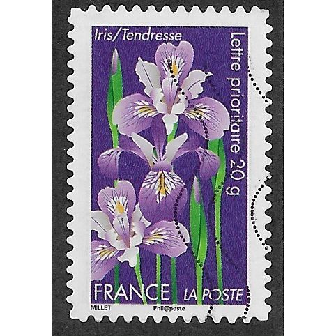 FRA 2012 (60c)(S/A) 'FLOWERS - IRIS' FINE USED (EBID56-749)