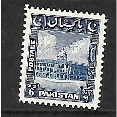 PAKISTAN 1948 6a BLUE KARACHI PORT TRUST SG 34 M / MINT