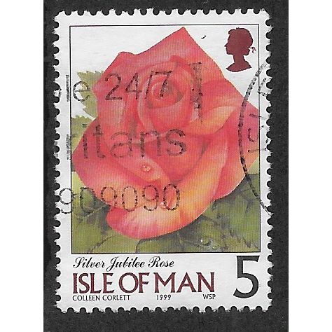 IOM 1998 5P 'FLOWERS' FINE USED (EBID65-888)