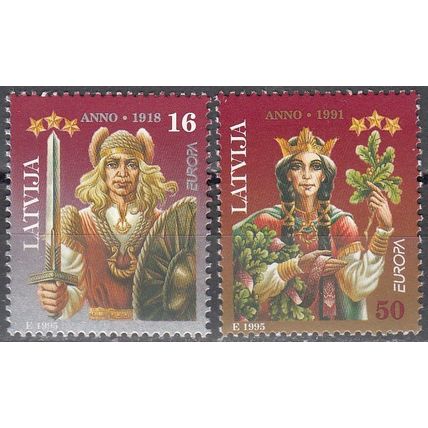 Latvija 1995 Michel 414 - 415 Neuf ** Cote (2013) 3.50 € Europa CEPT Paix