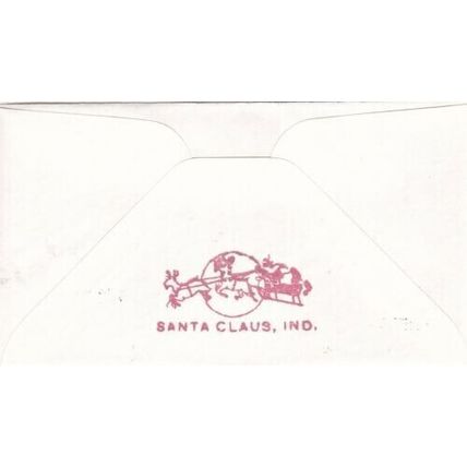 United States 1967 Travel on the Train of Health FDC Santa Claus IN Cancel VGC