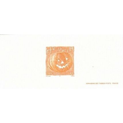 France 2001 Imprimerie des Timbres Halloween VGC