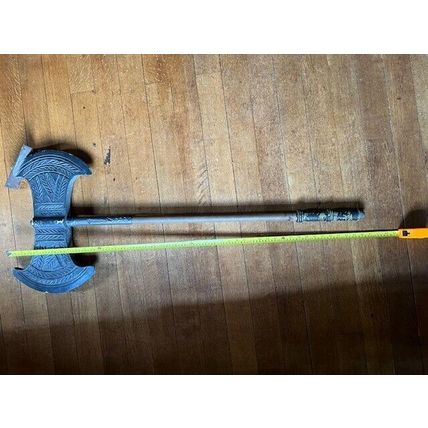 ORIGINAL WOODEN 'AXE' PROP FROM FILM 'EXCALIBUR' (1981)