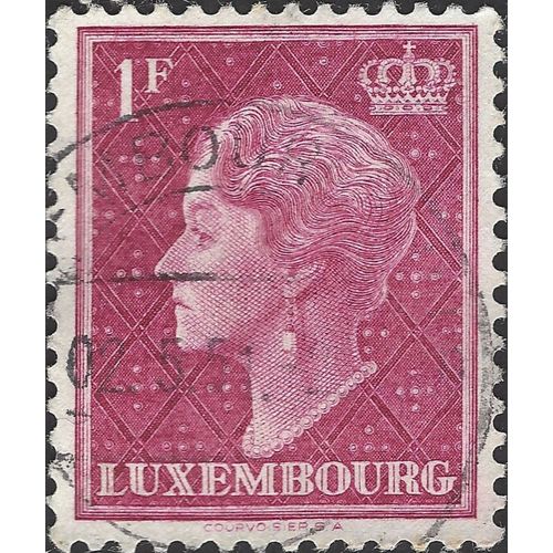 LUXEMBURG, Grand Duchess Charlotte, violet 1949, 1F, #3