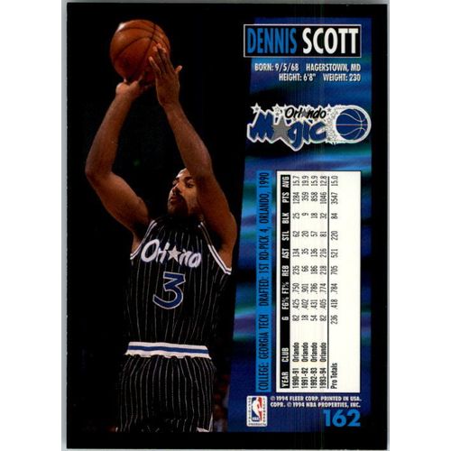 1994-95 Fleer Basketball Dennis Scott