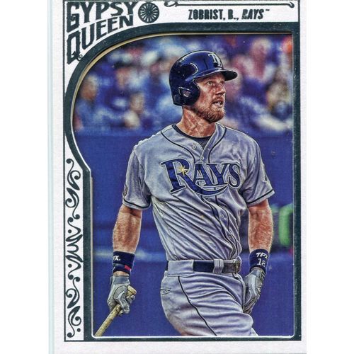 2015 Gypsy Queen Framed White Ben Zobrist #73