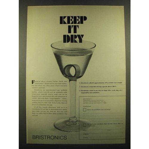 1966 Bristronics Omniforms Ad - Keep it Dry