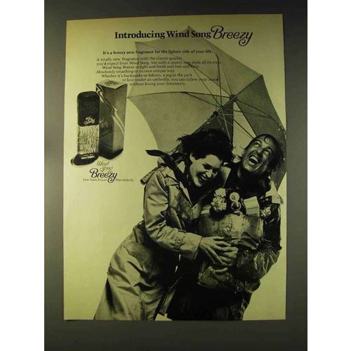 1976 Prince Matchabelli Wind Song Breezy Perfume Ad