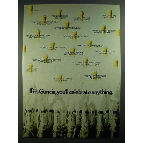 1977 Gancia Champagne ad - You'll Celebrate Anything