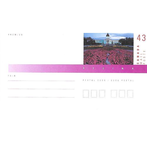 Canada. #EN138 Elizabeth II Postal Envelope MINT Regina Issue