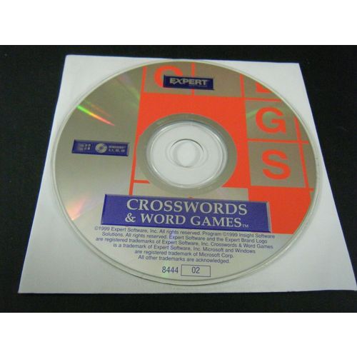 Crosswords & Word Games (PC, 1999) - Disc Only!!!