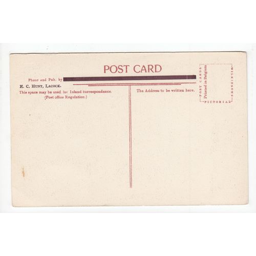 The Warming or Common House Lacock Abbey Postcard Wiltshire Local Publisher Hunt