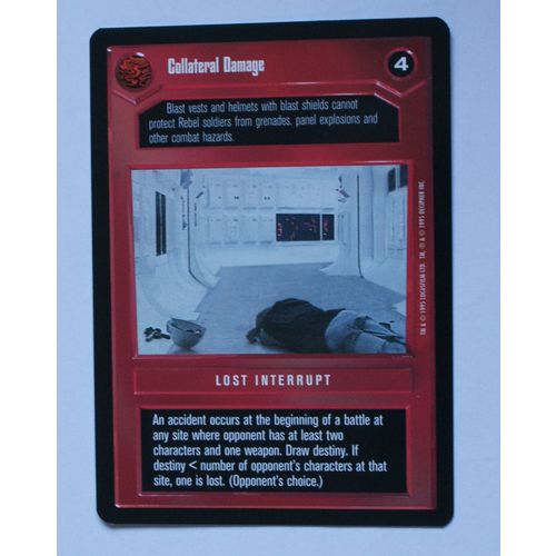 Star Wars CCG: Premier Limited # Collateral Damage (A) dark 1995 decipher