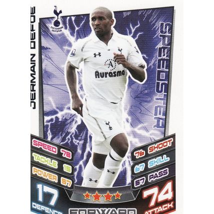 Match Attax 2012/2013 306 Jermain Defoe Tottenham Hotspur