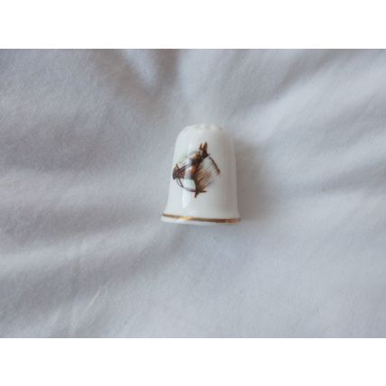 HORSE LEFT PROFILE BONE CHINA (05/10) #