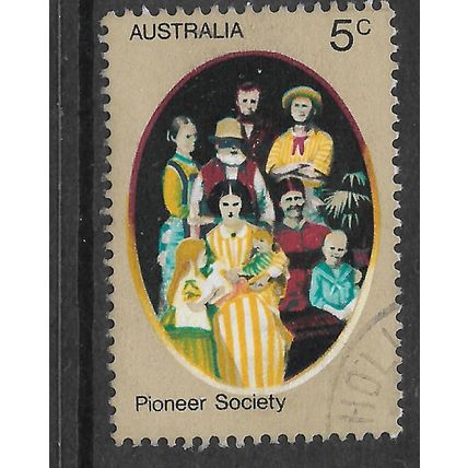 AUSTRALIA 1972 PIONEER LIFE 5c PIONEER FAMILY SG 523 FINE USED