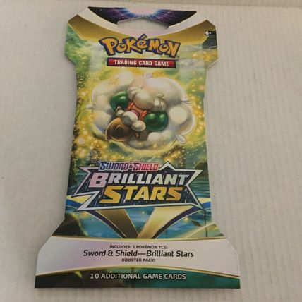 4 New Pokemon Sword & Shield Brilliant Stars Packs - 40 Total Cards