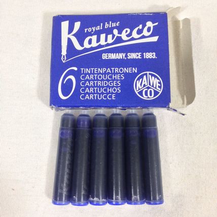 Kaweco Royal Blue Ink Cartridges, 6 Pack, New