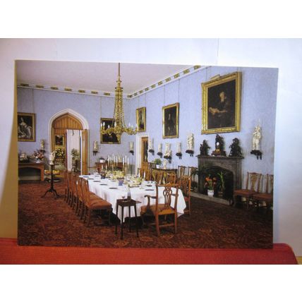 STATE DINING ROOM, SCONE PALACE, PERTH, SCOTLAND unused postcard #