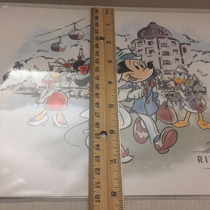Disney Vacation Club Riviera Resort Mickey Minnie Donald Daisy 10'' x 8'' Print