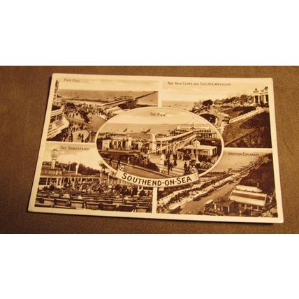 Real Photographic Postcard - Scenes @ Southend On Sea - Essex
