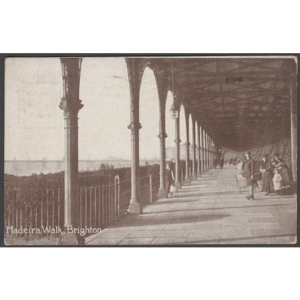 Madeira Walk, Kemptown, Brighton, Sussex, 1920 - IXL Series Postcard