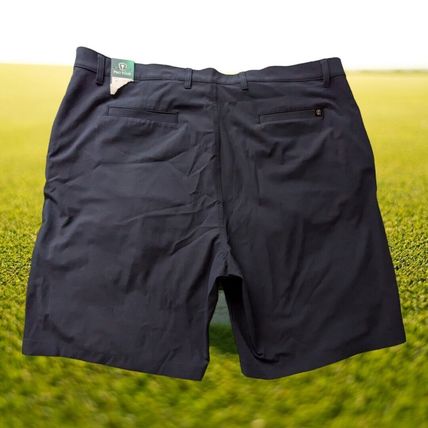 Pro Tour Cool Play Comfort Golf Shorts Mens Sz 46/XXL Navy Blue Sunplay upf 30