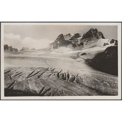 Piz Kesch, Bergün, c.1930s - Rechsteiner Foto-AK