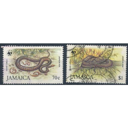 Endangered Species: 70c & $1 - Jamaica 1984 - F H - SG 609/10