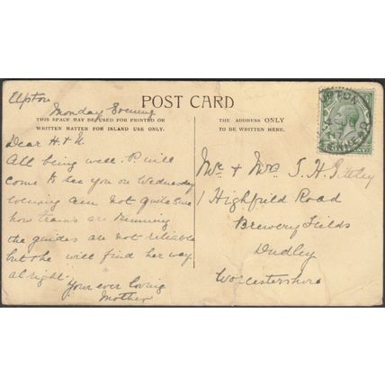 Erasmic Soap, The Dainty Soap, 1917 - Advertising Postcard
