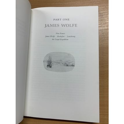 1972 1ST EDITION "WITH WOLFE TO QUEBEC" OLIVER WARNER HARDBACK BOOK (P4)