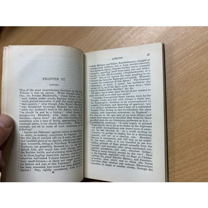 1906 "SARTOR RESARTUS" THOMAS CARLYLE ANTIQUE SMALL HARDBACK BOOK (P2)
