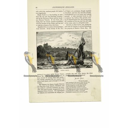 Norris Castle, IOW, England, Book Illustration (Print), 1891