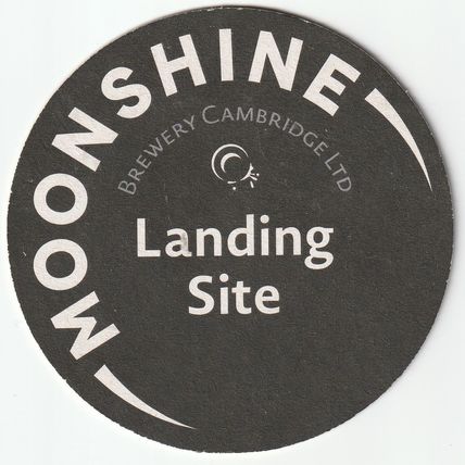 BEER MAT - MOONSHINE BREWERY - LANDING SITE - (Cat No 004) - (2023)