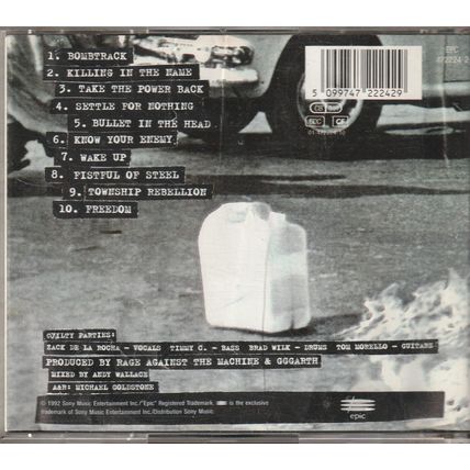 Rage Against the Machine : Rage Against the Machine (CD) 2002 .