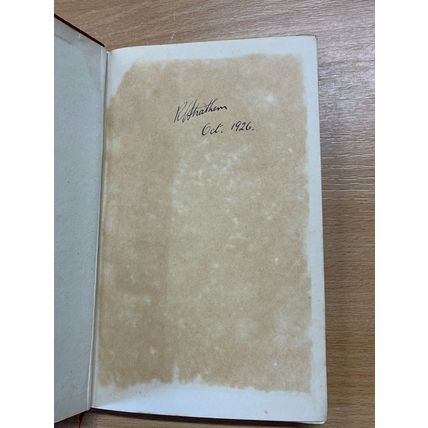 1924 RUDYARD KIPLING "KIM" ILLUSTRATED FICTION RED LEATHER BOOK (P3)