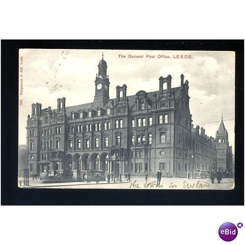 Yorkshire LEEDS Post Office Postcard by Hargreaves & Abe (1584)