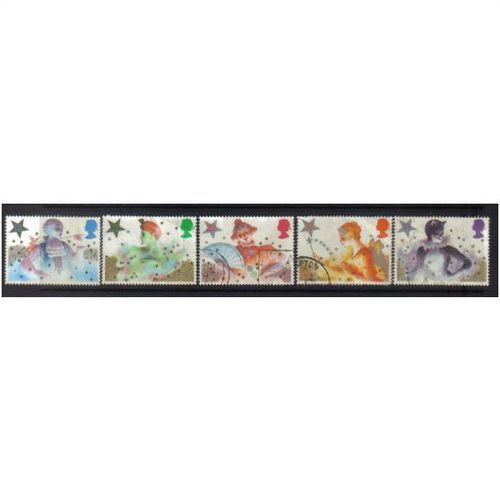 1985 GB CHRISTMAS SET F/U SG 1303-1307