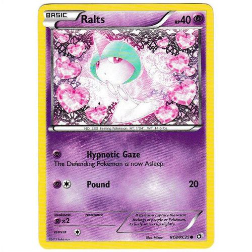 Pokemon B&W Legendary Treasures Radiant Collection - #RC8/RC25 - Ralts
