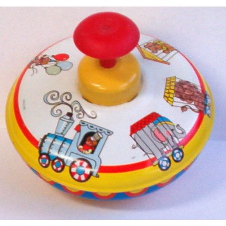 SPINNING TOP ' Circus Theme ' ( 1980's)