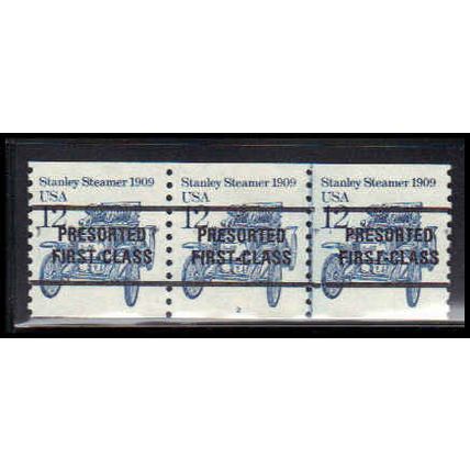 2132a 12c Stanley Steamer Very Fine MNH Dry Gum PNC 2/3 Line Gap PA2658