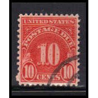 Used J84a 10c Postage Due Fine K1370