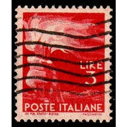 Italy 1945 Democracy 3L Used Stamp