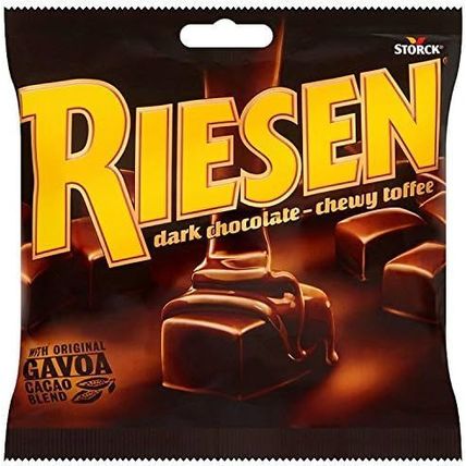 Riesen Dark Chocolate Chewy Toffee Bag, 135g