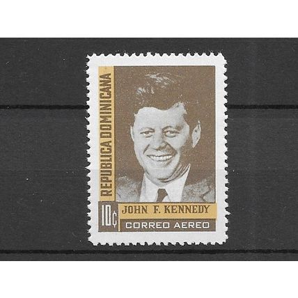 Dominican Republic 1964 Airmail - Kennedy Commemoration MNH stamp S.G. 940